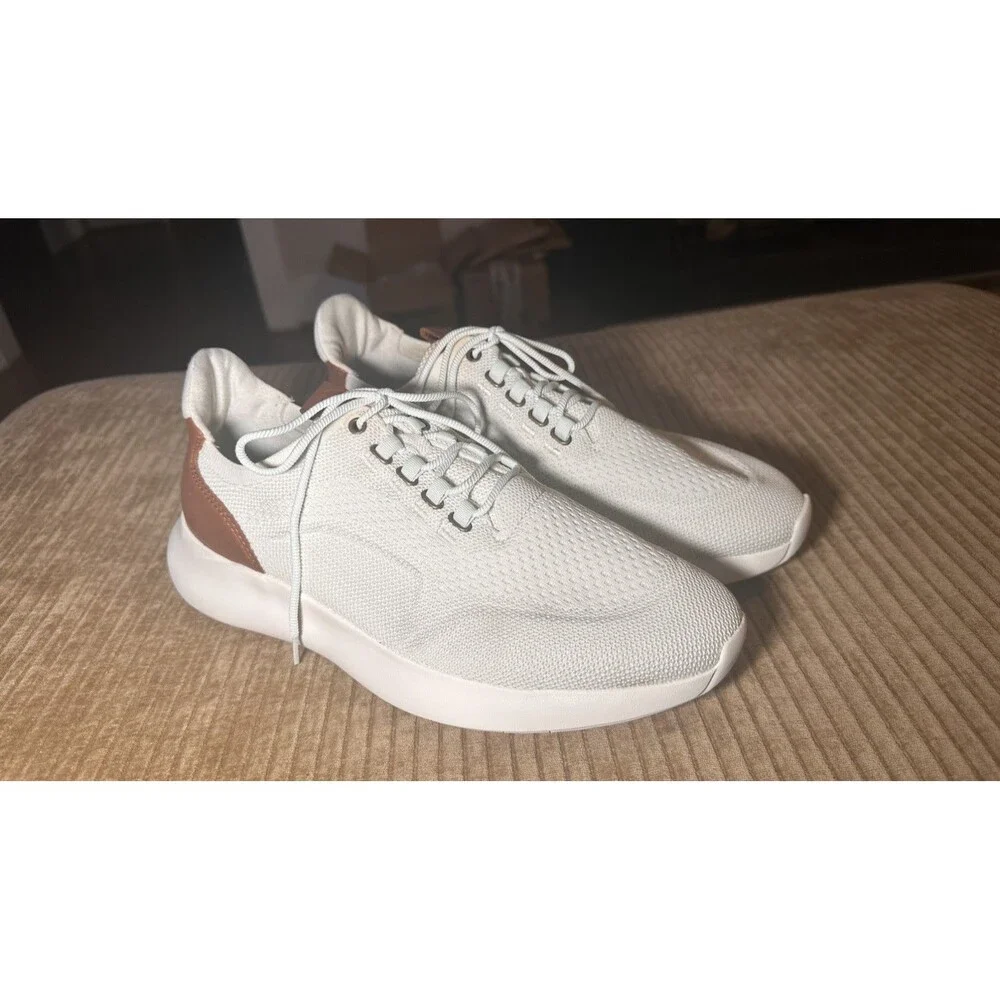 Johnston & Murphy Men's Amherst Size 12 2.0 Knit Plain Toe Sneakers $129 MSRP